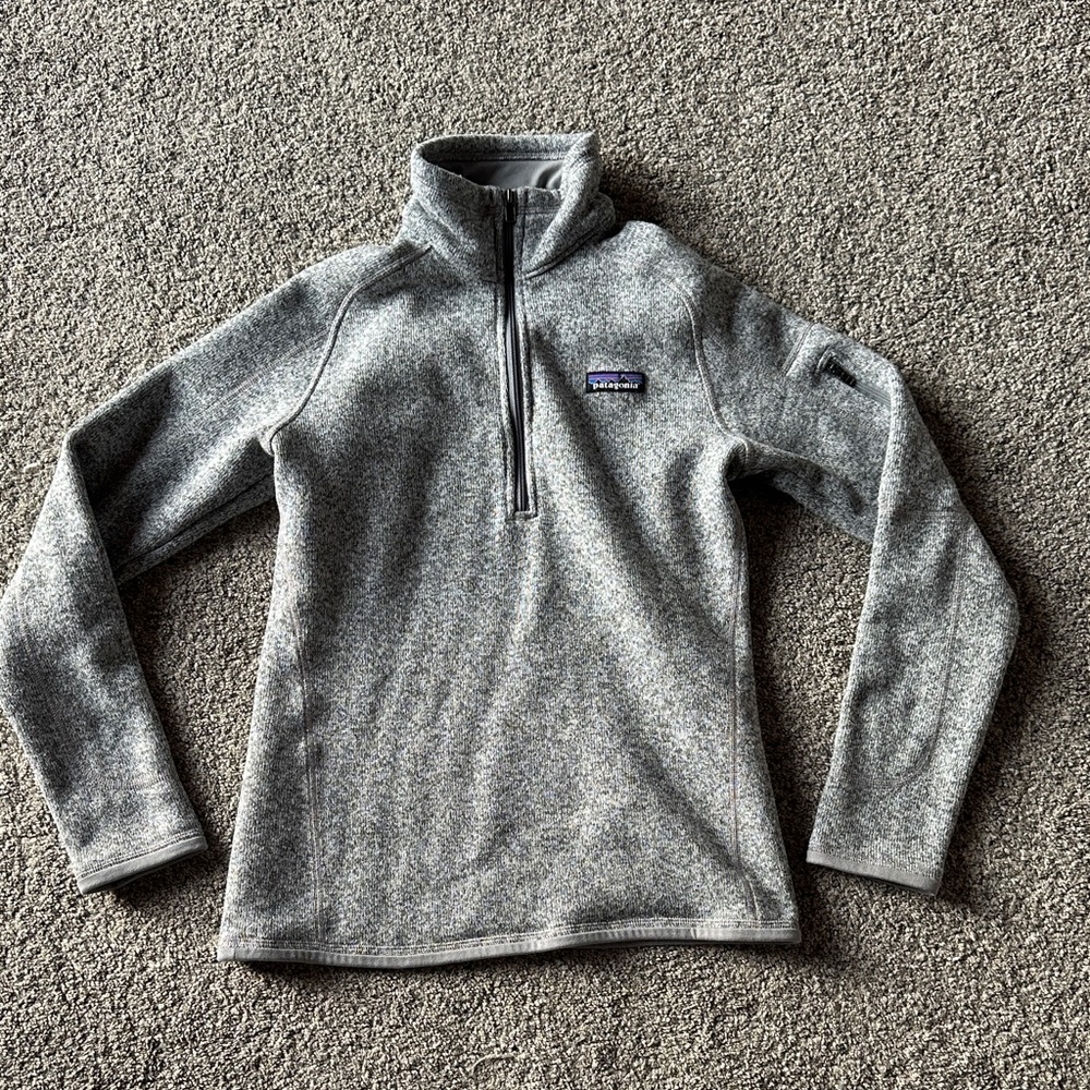 NWOT Patagonia Heather Gray Fleece Pullover
